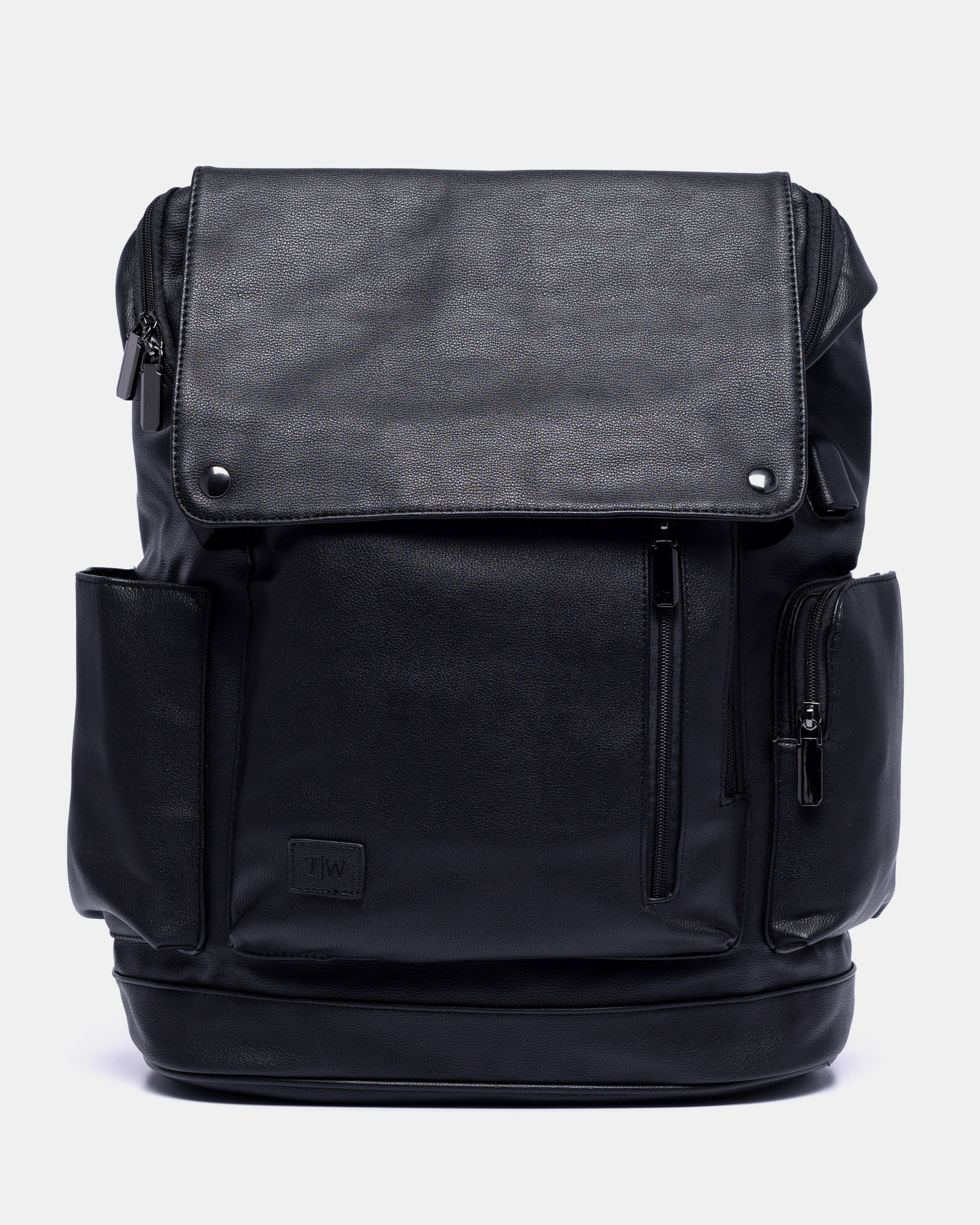Mero Black Backpack - T|W Tote