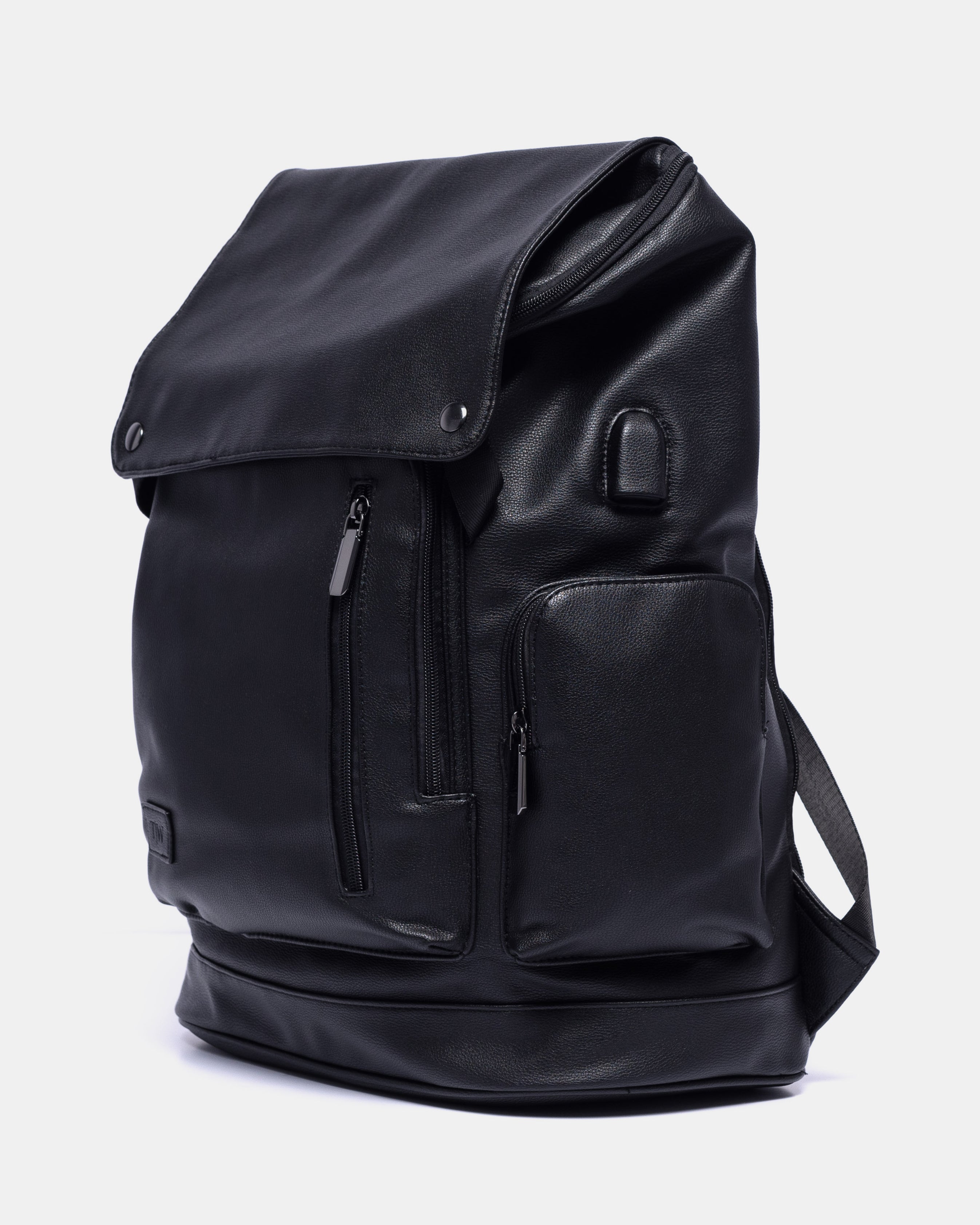 Mero Black Backpack - T|W Tote