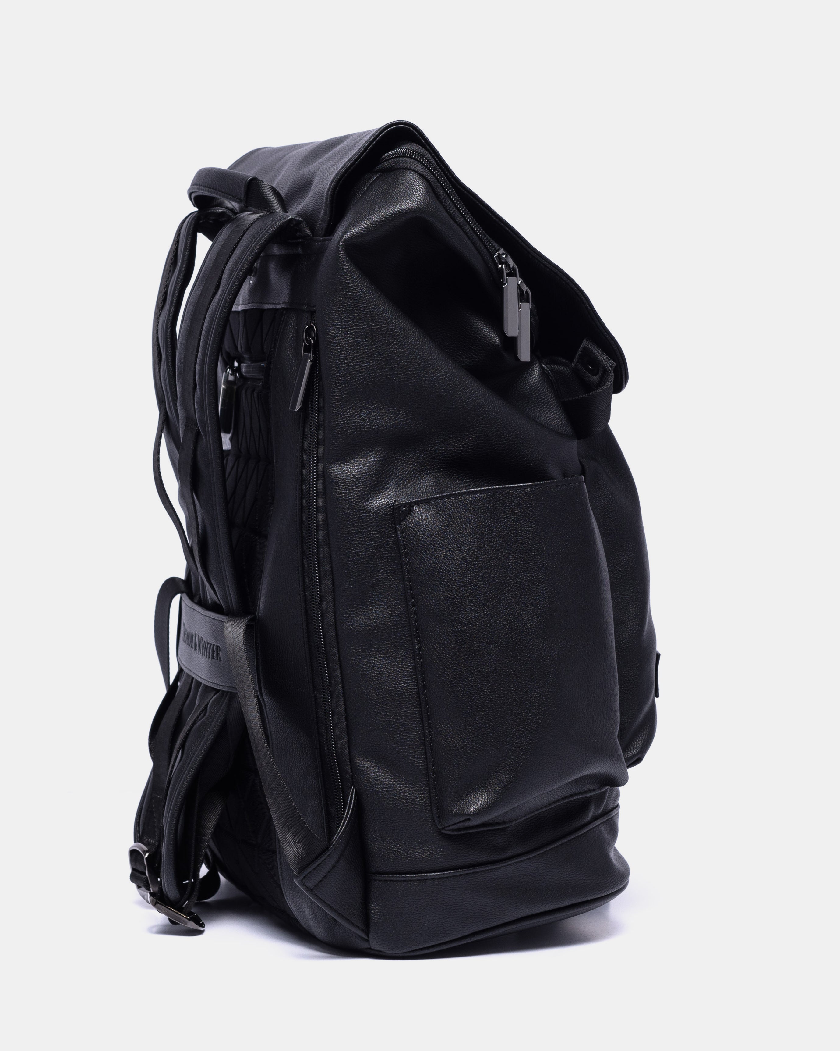 Mero Black Backpack - T|W Tote