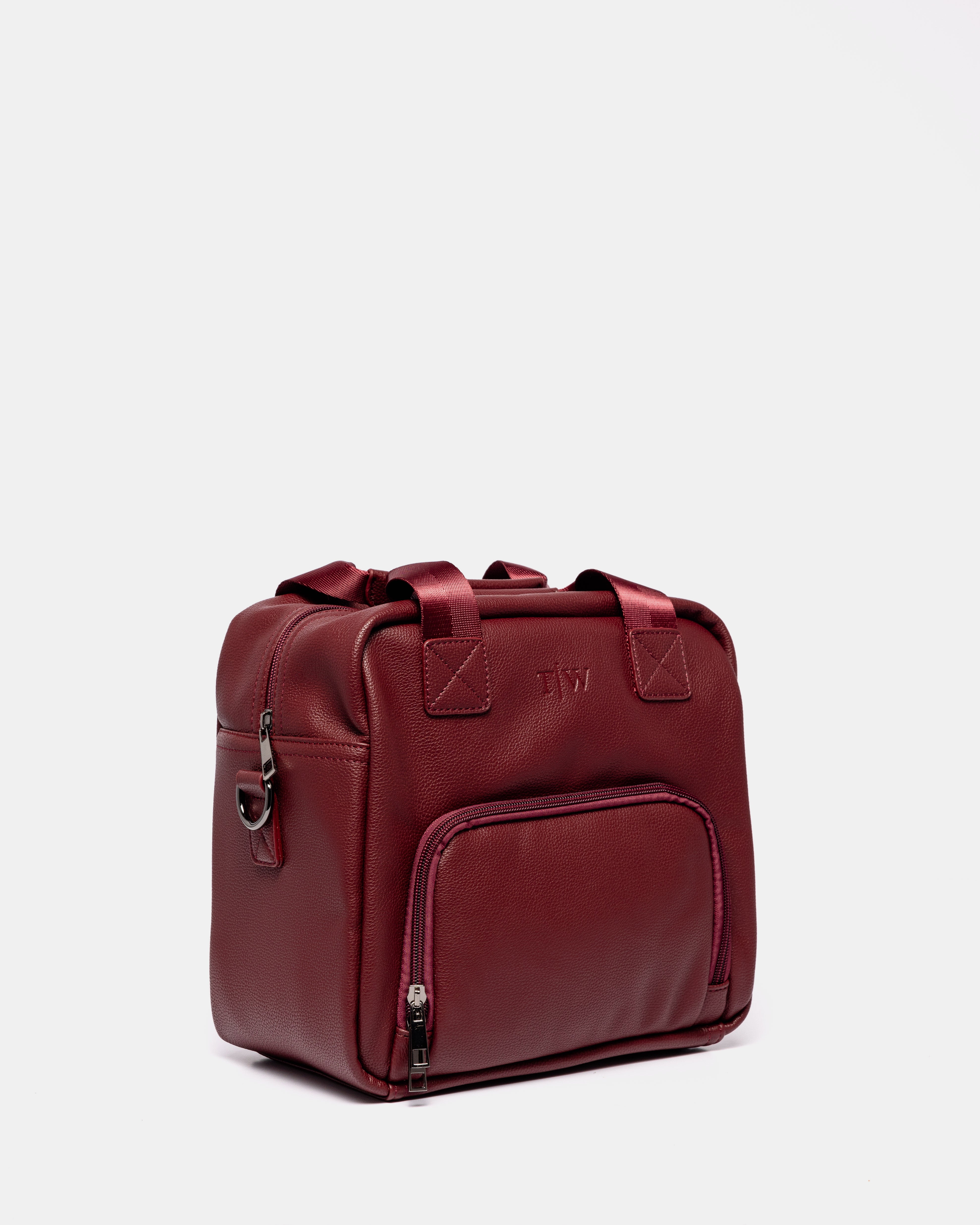 Sorrel Dark Red Luxury Lunch Bag - T|W Tote