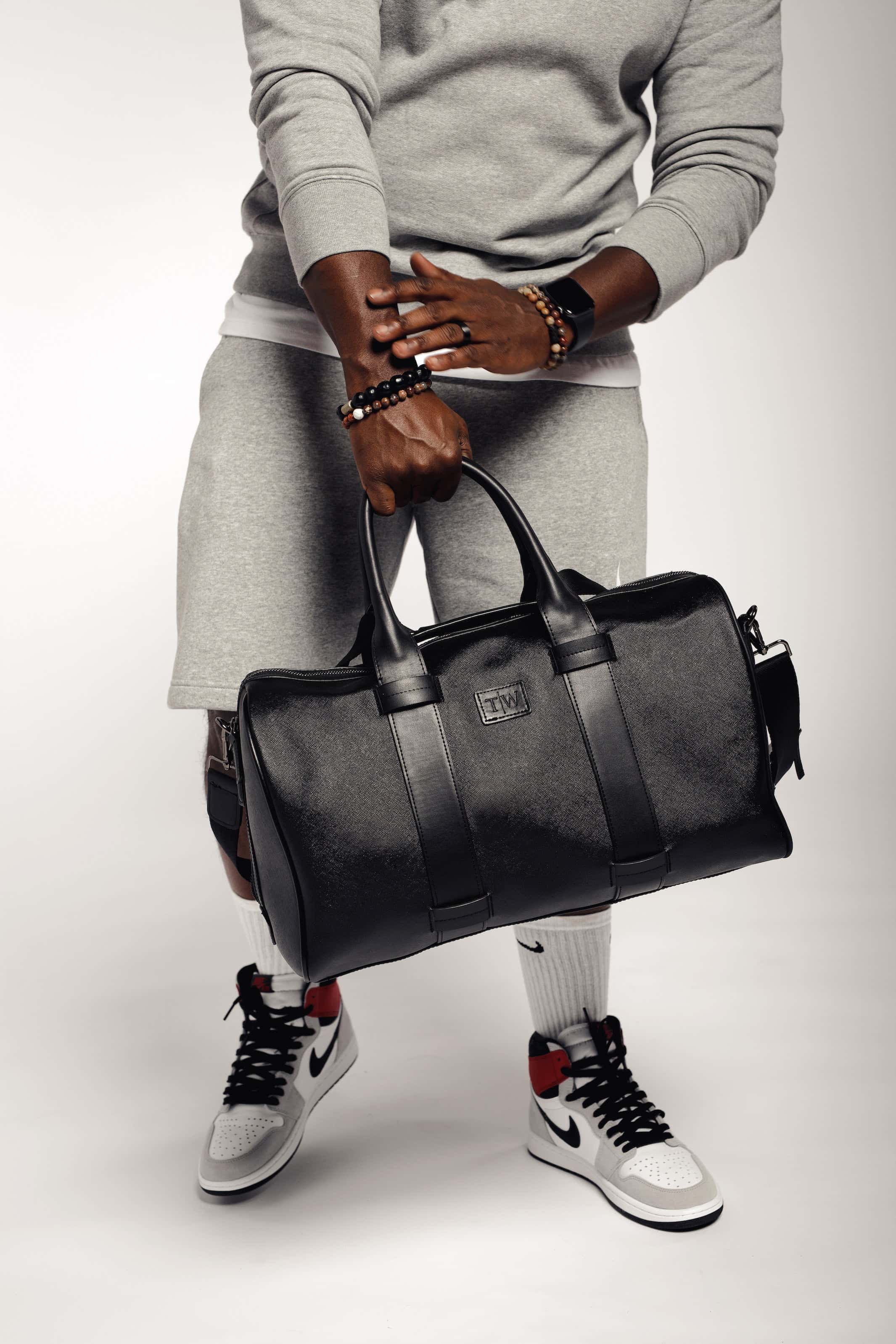 Mero Black Luxury Weekender - T|W Tote