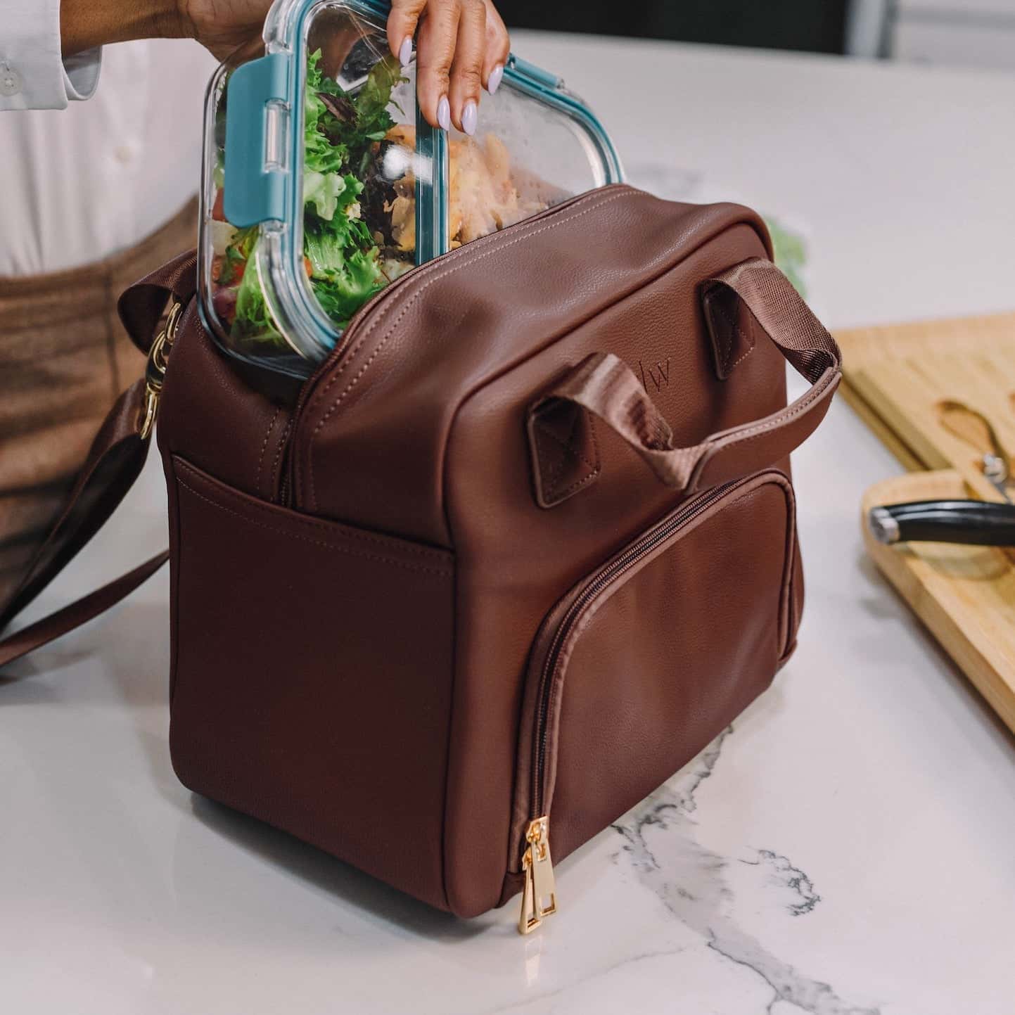 Tamarind Brown Lunch Bags - T|W Premium Handmade Collection