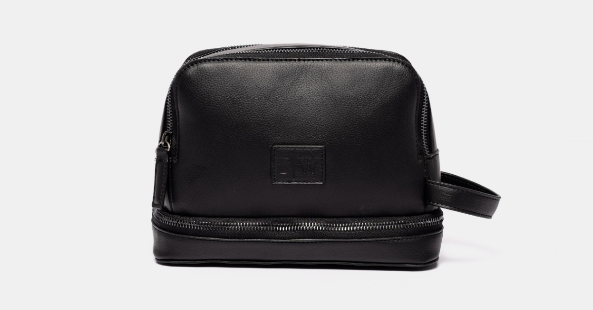 A chic and functional toiletry bag to elevate your daily routine.