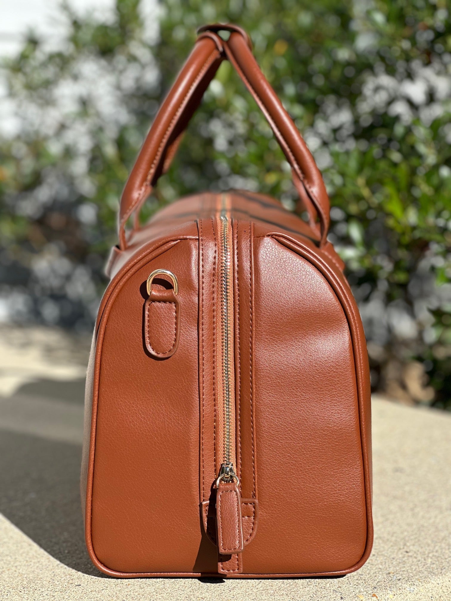 Ginger Brown Luxury Weekender - T|W Tote